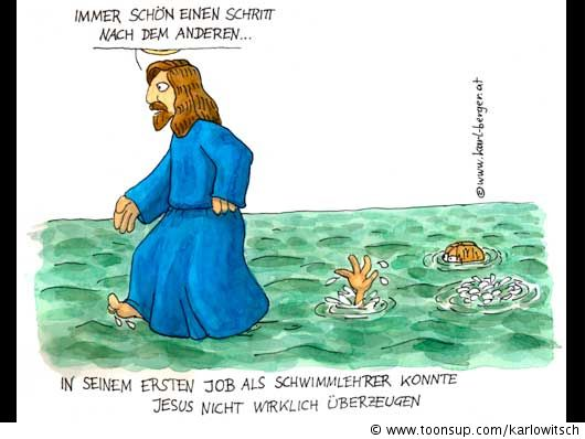 Cartoon: jesus erster job 1