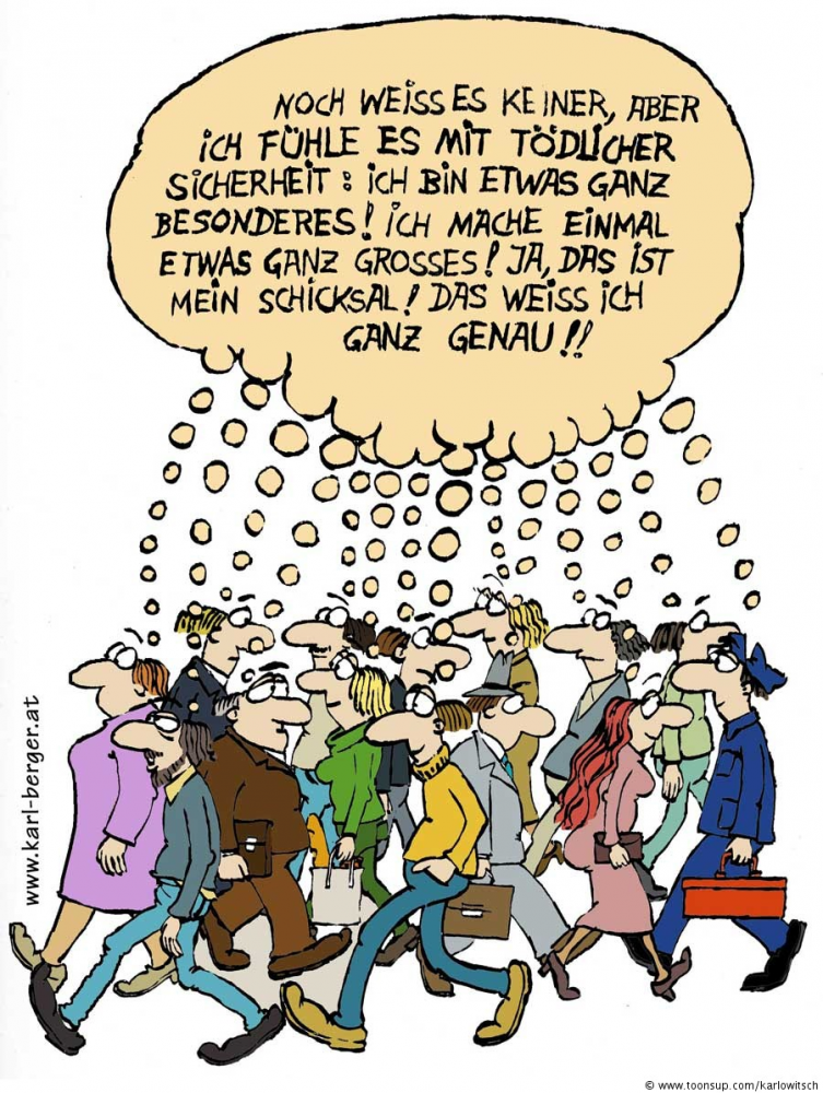 Cartoon: etwas besonderes 1