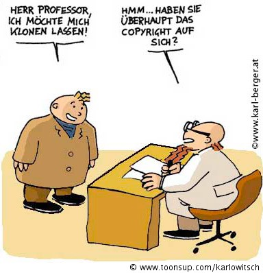 Cartoon: Klonen 1