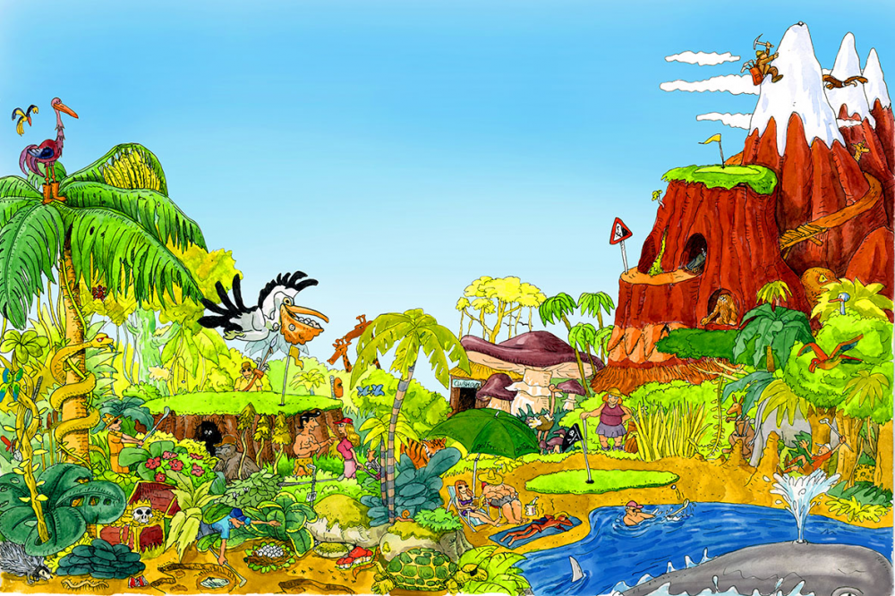 Illustration: golfreisen 1