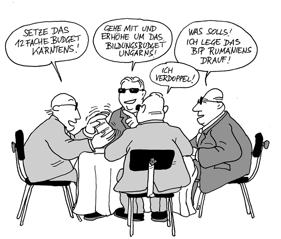 Cartoon: wenn banker zocken ... 1