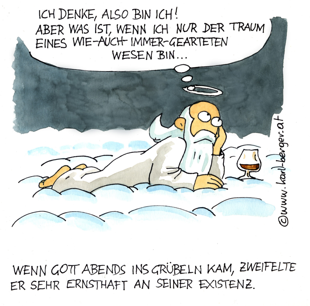 Cartoon: existenzzweifel 1