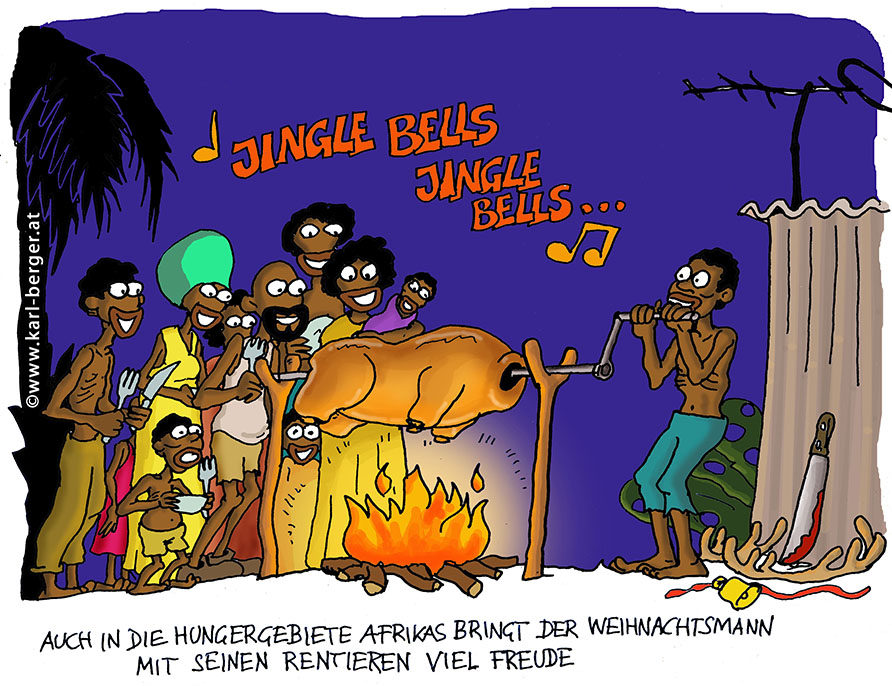 Cartoon: Afrikanische Weihnacht 1