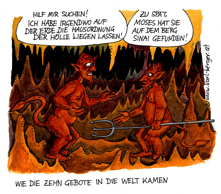 Cartoon: Höllenordnung 1