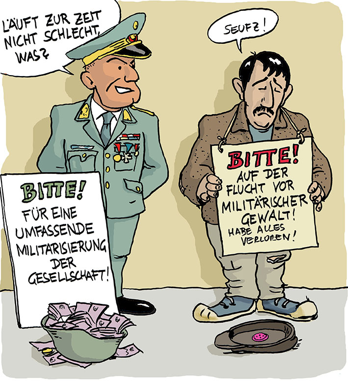 Cartoon: Läuft nicht schlecht 1