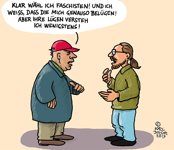 Cartoon: Faschisten wählen 1
