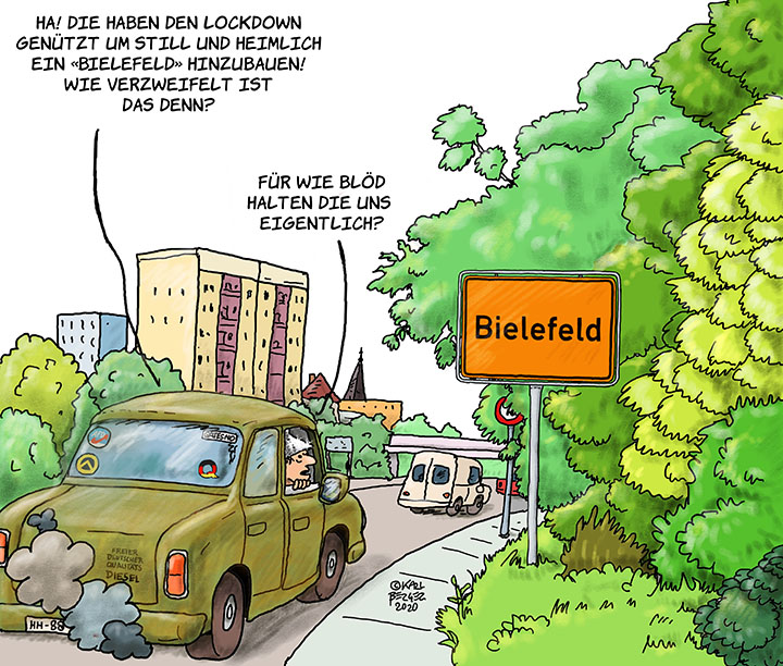 Cartoon: Bielefeld 1