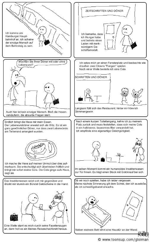 Cartoon: Traumaufbereitung #1 1