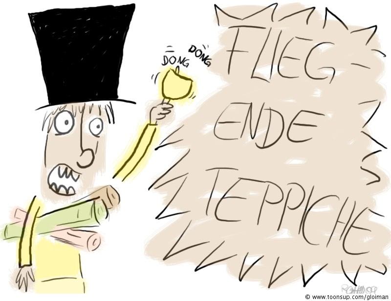 Illustration: Fliegende Teppiche! 1