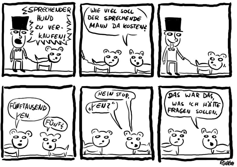 Comic: Hundeverkauf 1