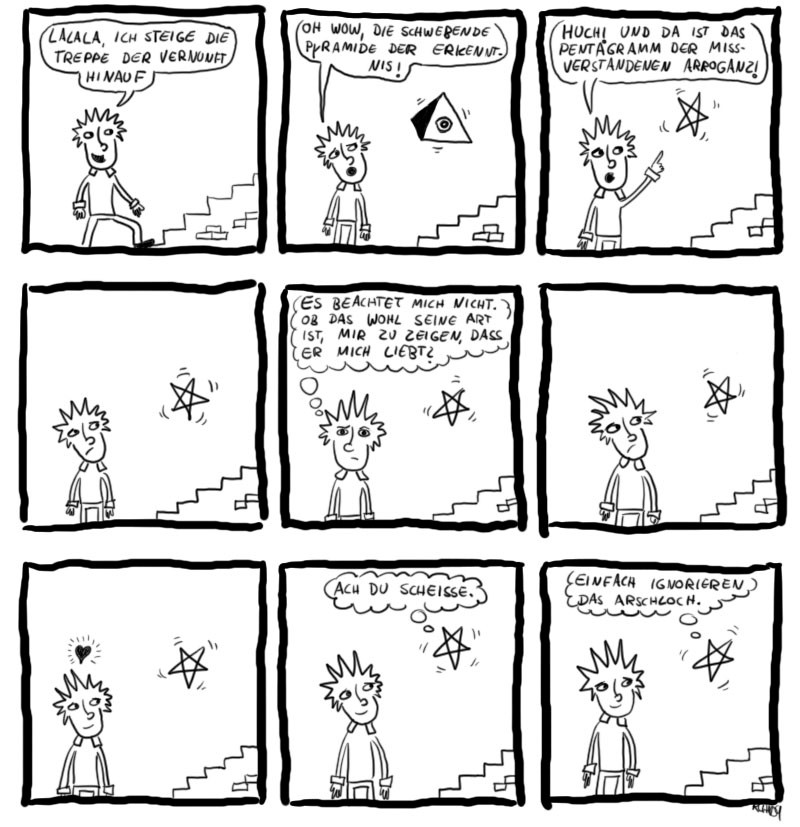 Comic: Die Treppe der Vernunft Remake 1