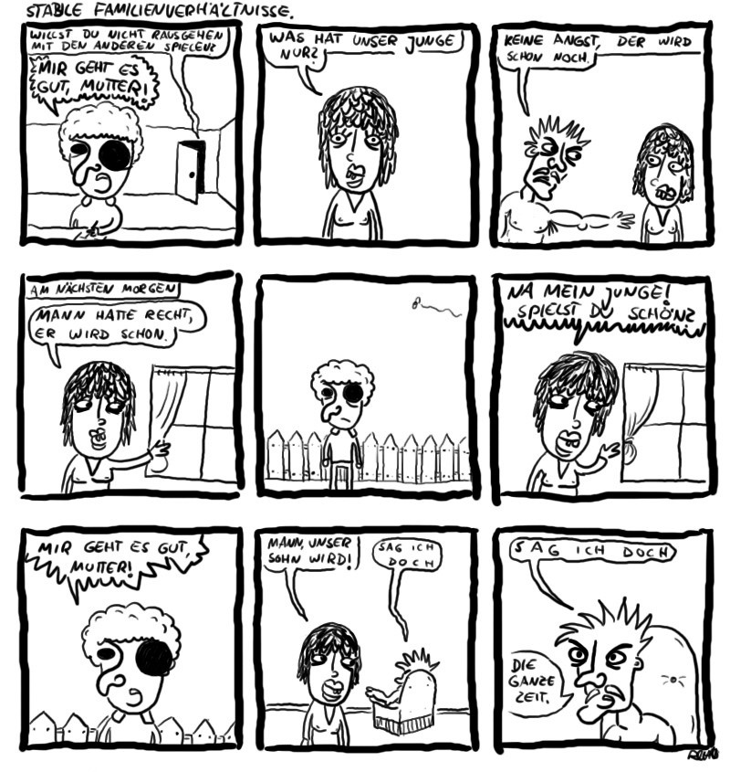 Comic: Stabile Familienverhältnisse 1