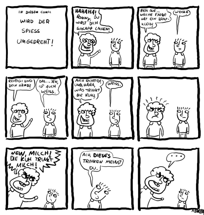 Comic: Den Spieß umdrehen 1