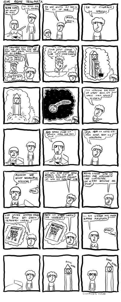 Comic: Eine Reihe Traumata 1