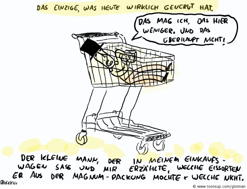 Cartoon: Einkauf 1