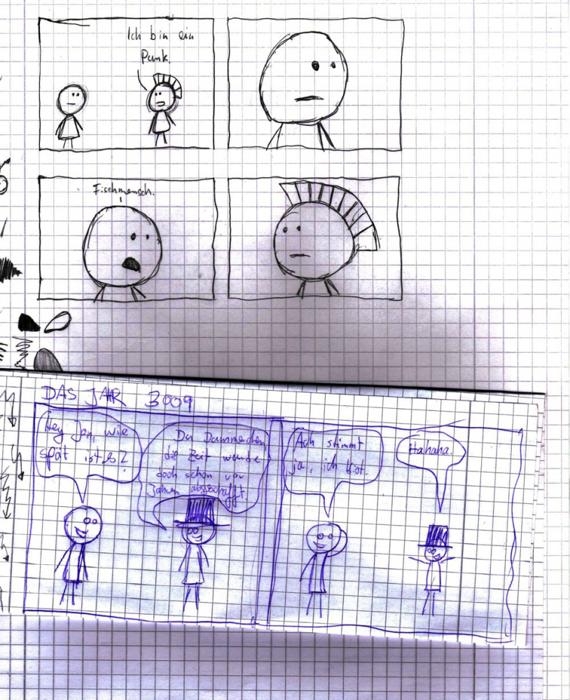 Comic: Letzter Schultag 1