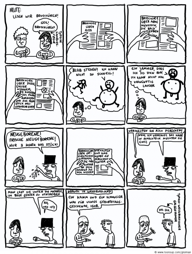 Comic: Broschüren 1