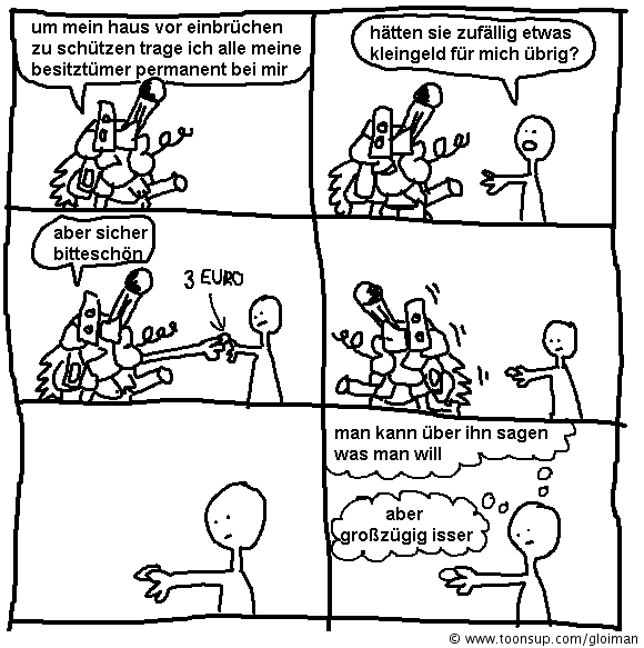 Comic: Ein Comic über Großzügigkeit 1