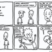Ein Comic über Männer mit doofen Augenformen
