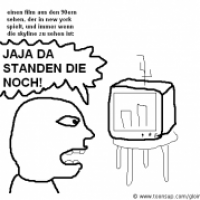 Ein Cartoon über Terrorismus