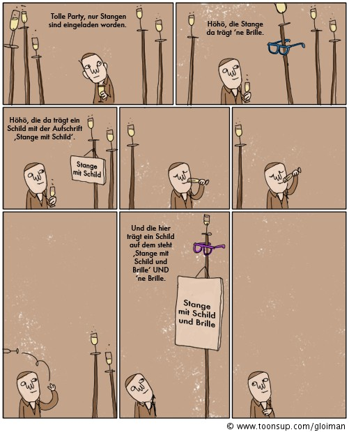 Comic: Ein Comic über Stangen 1