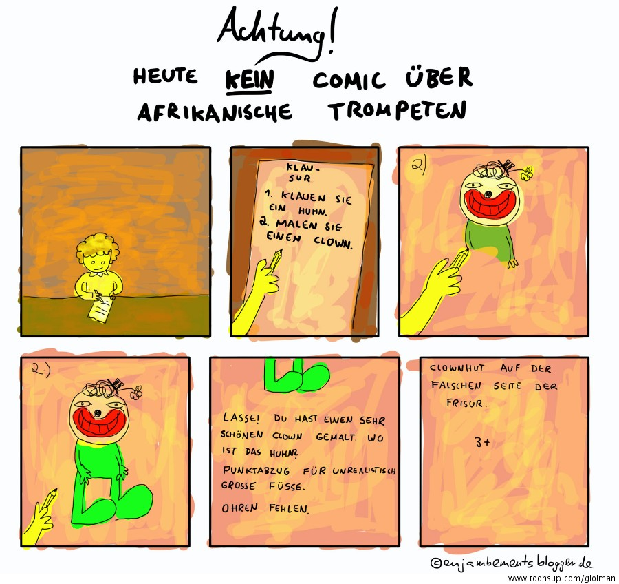 Comic: Kein Comic über afrikanische Trompeten 1