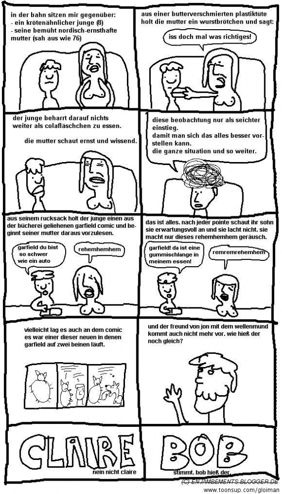 Comic: Ein Comic über Claire und Bob 1