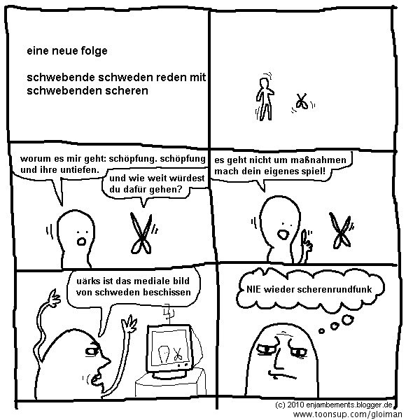 Comic: Ein Comic über Schweben 1