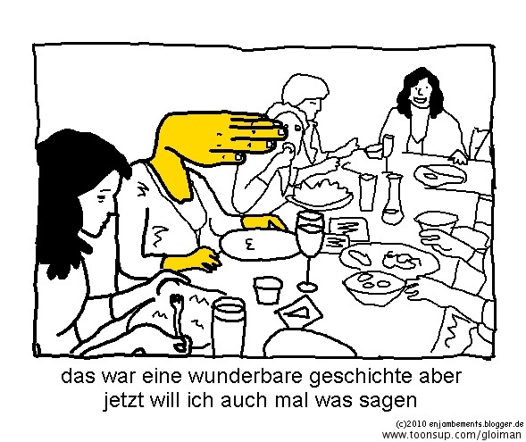 Cartoon: Ein Cartoon über Sprachlosigkeit 1