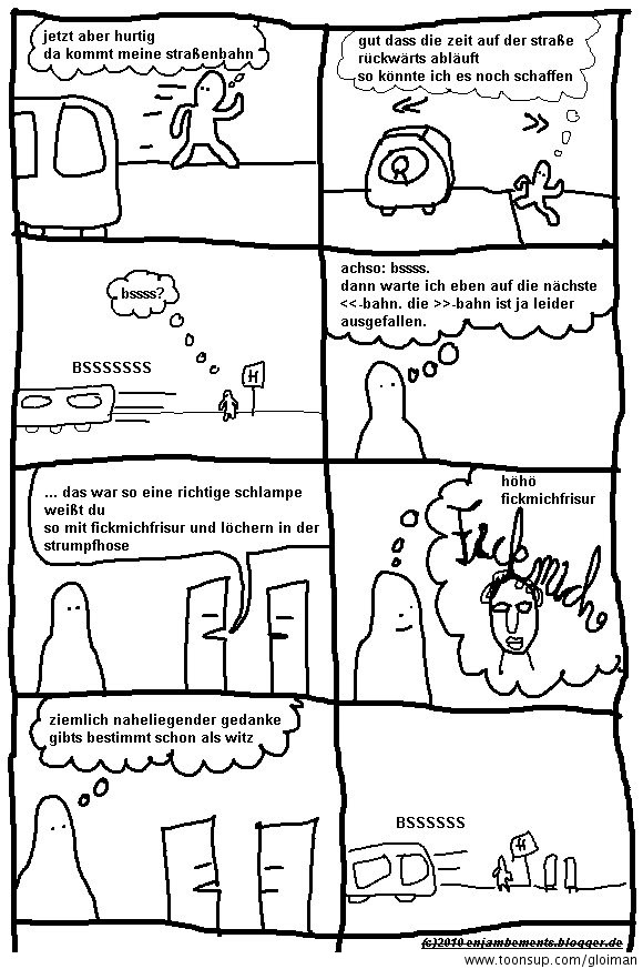 Comic: Ein Comic über << und >> 1