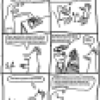 Ein Comic über Handbücher