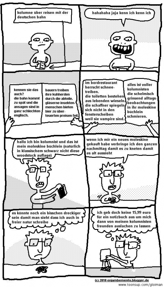 Comic: Ein Comic über Kolumnen 1