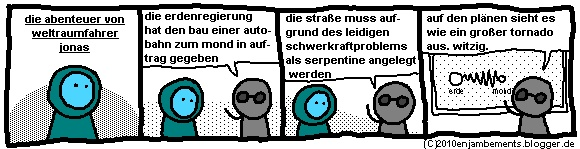 Cartoon: Weltraumfahrer Jonas 4/2010 1