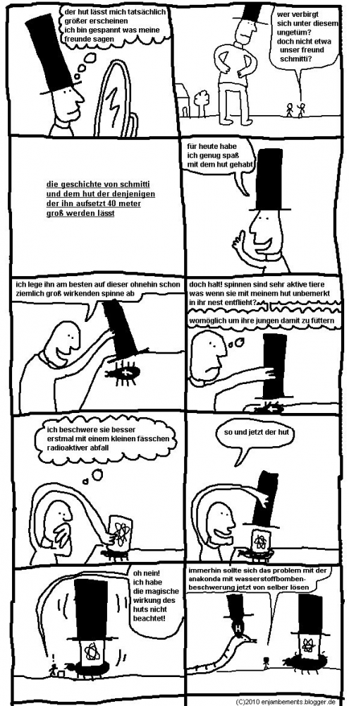Comic: Ein Comic über Spinnen 1