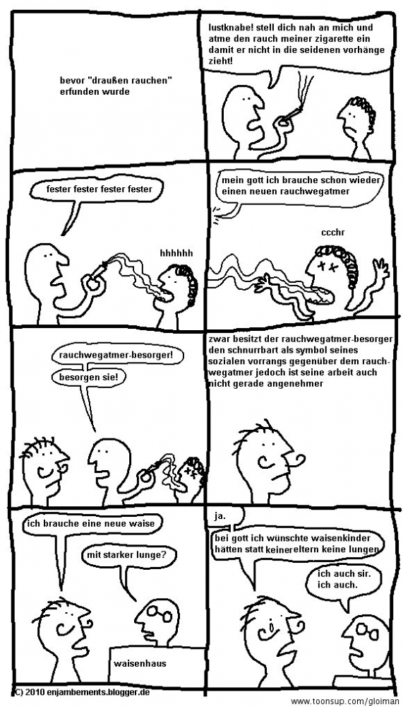Cartoon: Ein Comic über Rauch 1