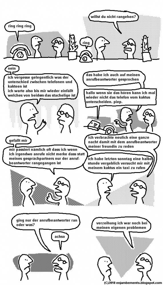 Comic: ein comic über telefonangst 1