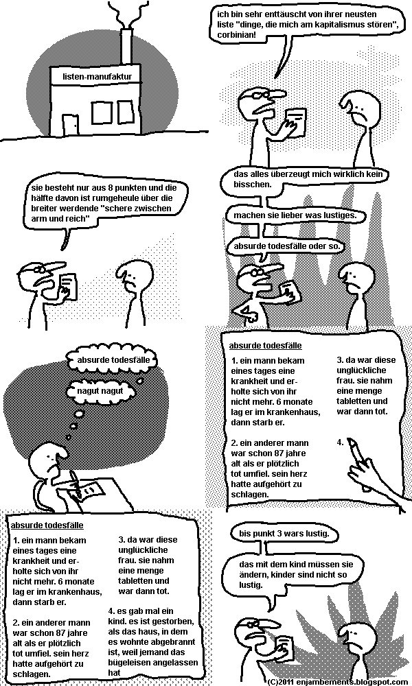 Comic: absurde todesfälle 1