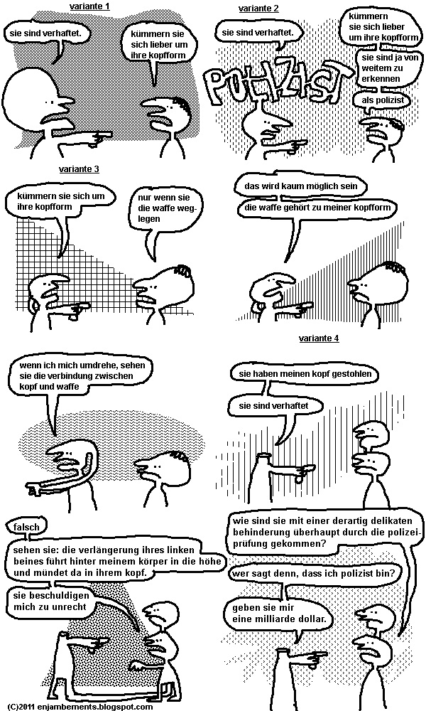 Comic: variante 1 bis unendlich 1