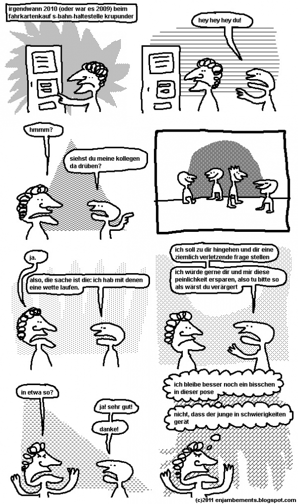 Comic: die wette 1