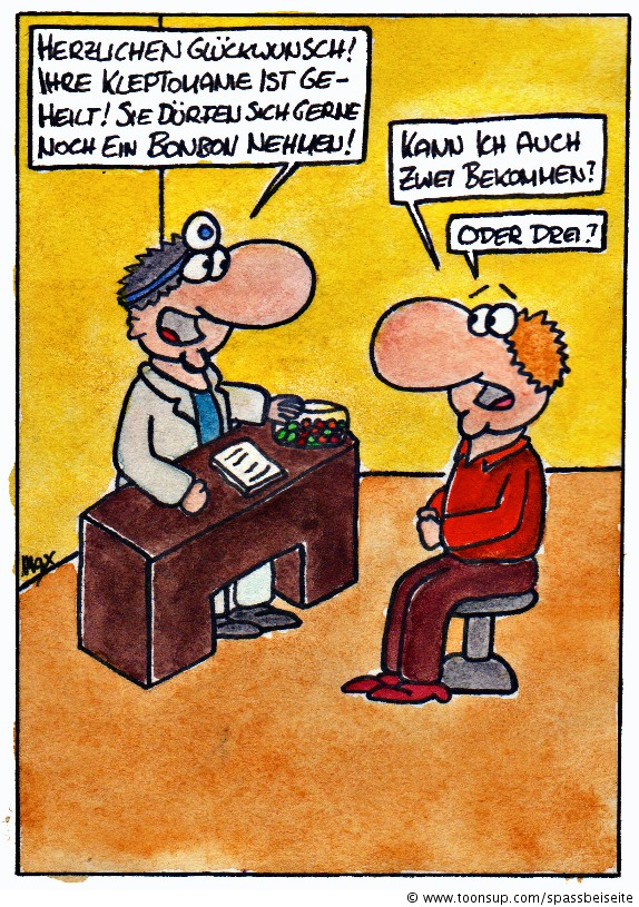 Cartoon: Kleptomanie 1