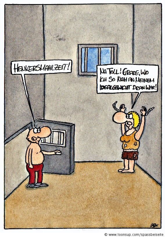 Cartoon: Henkersmahlzeit 1