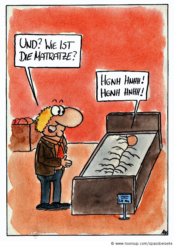 Cartoon: Matratze 1
