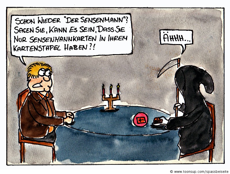 Cartoon: Kartenlegen 1