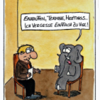 Elefant vergisst