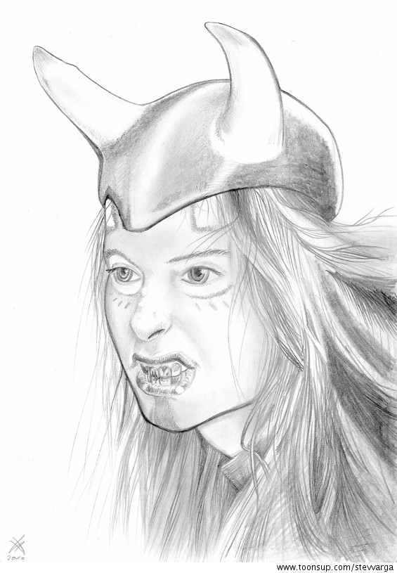 Illustration: Stulli (Sandra) als Zahnteufel 1