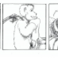 Elektrobär 3-Panel-Comic c&d