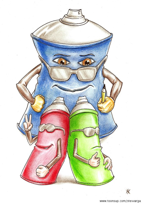 Illustration: Graffiti Dosen 03 1