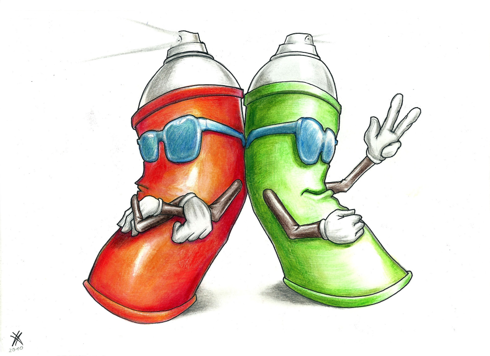 Illustration: Graffiti Dosen 01 1