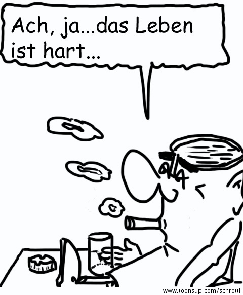 Comic: Hartes Leben 1