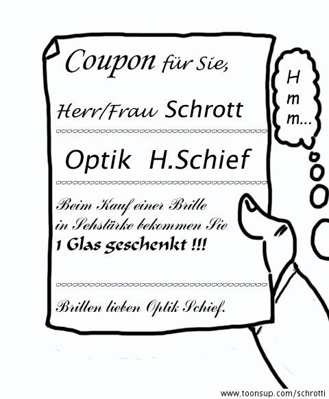 Cartoon: Monokel 1
